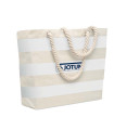 Bawełniana torba plażowa HEAVEN STRIPE MO2126