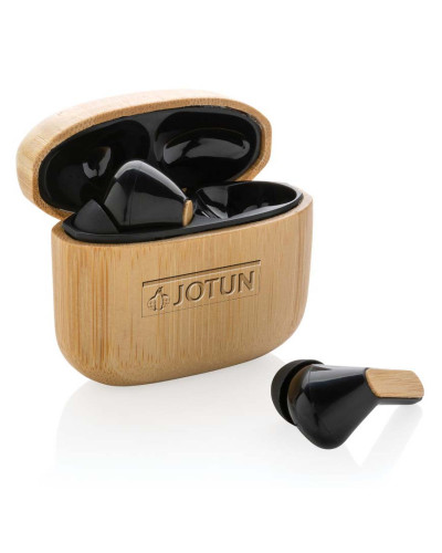 Douszne słuchawki bezprzewodowe TWS, plastik z recyklingu P329.939