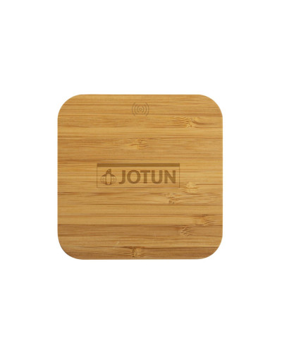 Bambusowa ładowarka bezprzewodowa 10W V0358-16