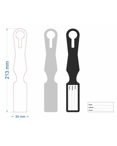 Zawieszka odblaskowa na bagaż AGR