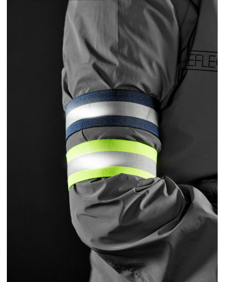 Elastyczna opaska odblaskowa na rzep