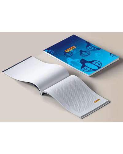 Notes klejone z okładką - format A5