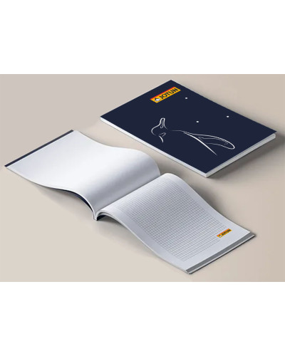 Notes klejone z okładką - format A5