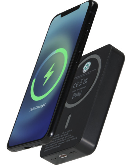 Acrab magnetyczny bezprzewodowy powerbank 10000mAh